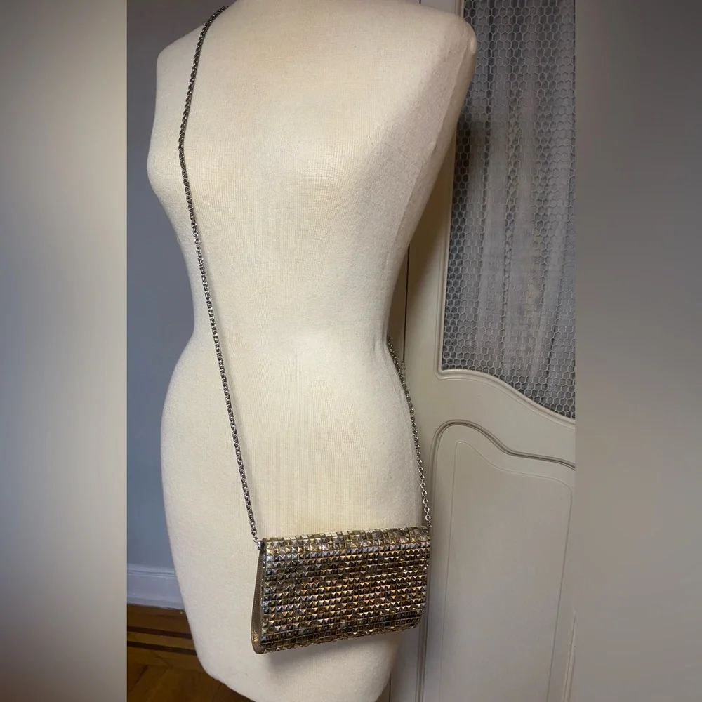 Judith Leiber Fizzy Studded Envelope Clutch
